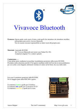 Vivavoce Bluetooth