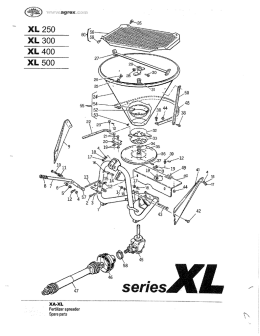 Page 1 lzzer spreader XL Spare parts XA- Ferti ` Page 2 @Aa