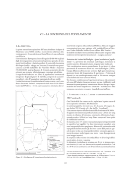 VII. La diacronia del popolamento - Portale di Archeologia Medievale