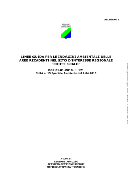 Allegato (in PDF - 197 KB) - Bollettino Ufficiale Regione Abruzzo