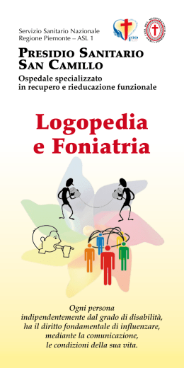 Logopedia e Foniatria - Presidio Sanitario San Camillo