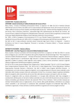 scarica giuria - Ordine Architetti Roma