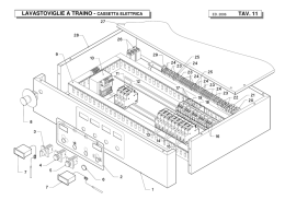 LAVASTOVIGLIE A TRAINO - CASSETTA ELETTRICA TAV. 11