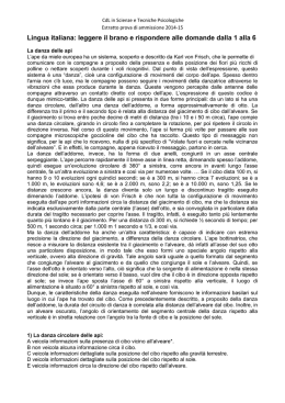 Lingua italiana: leggere il brano e rispondere alle domande dalla 1