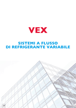 SISTEMI A FLUSSO DI REFRIGERANTE VARIABILE