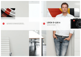 LEICA D - LUX 6 - Leica Camera AG