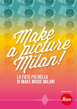 La foto più bella di Make Music Milan!