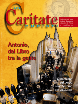 n. 1 - gennaio/marzo 2010 - Suore Francescane Elisabettine