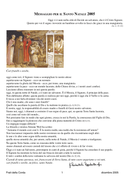 Frati della Corda (dicembre 2005). Formato pdf