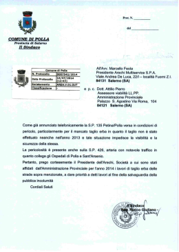 Taglio erba S.P. Petina-Polla