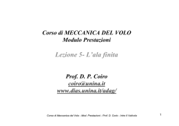 Lezione 5- L`ala finita