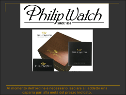 Scarica catalogo Philiph Watch