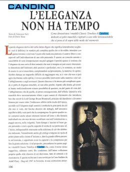 L`ELEGANZA NON HA TEMP()
