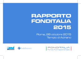 Rapporto FondItalia 2015