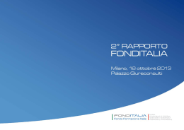 Rapporto FondItalia 2013