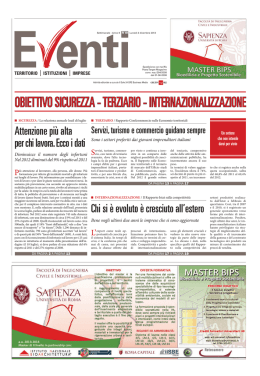 OBIETTIVO SICUREZZA - TERZIARIO