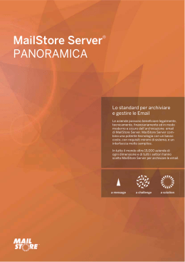 MailStore Server® PANORAMICA