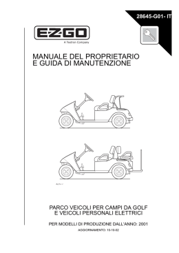 informazioni sull`uso e la manutenzione