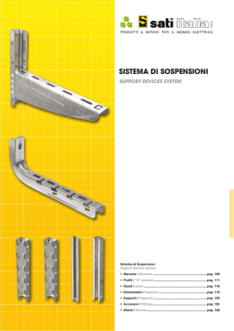 sistema di sospensioni support devices system