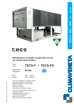 TECS-F / TECS-FD R134a