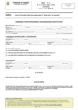 dich. mod. 1-C RT-CONS. ORD.-GEIE soggetti tipo D E F costituiti