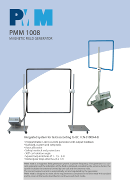 PMM 1008 is a magnetic field generator system at