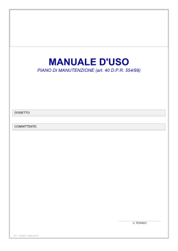MANUALE D`USO - Virgilio Siti Xoom