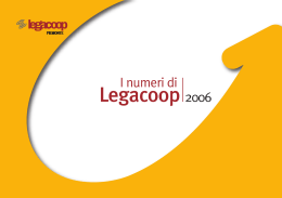 Legacoop 2006 - CENTRO ITALIANO di DOCUMENTAZIONE sulla