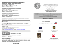 XXVI CORSO DI AGGIORNAMENTO IN CARDIOLOGIA