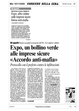 Corriere della Sera, 10/11/2009