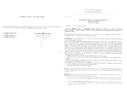 o - Comune di Carini