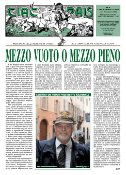 Luglio Agosto - Sezione Torino