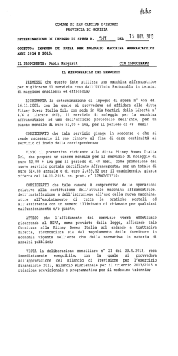 determina n. 571/2013 - Comune di San Canzian d` Isonzo