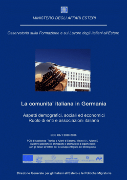 italiana in Germania - Ministero degli Affari Esteri