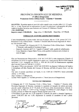 VERBALE N 1372 - Provincia Regionale di Messina
