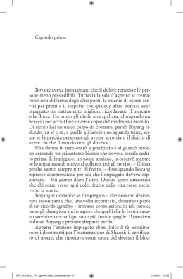 Capitolo primo Boyang aveva immaginato che il dolore