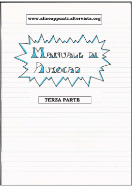 MANUALE AUTOCAD -TERZA PARTE - Alice appunti