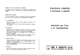 Caldaie con pompa «termostatica» incorporata