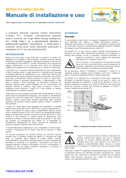 Manuale di installazione e uso