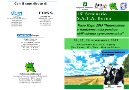 16° seminario sata bovini - Associazione Italiana Allevatori