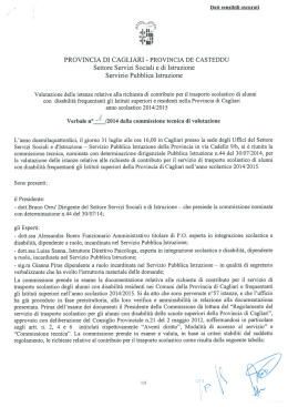 verbale n.1 - Provincia di Cagliari