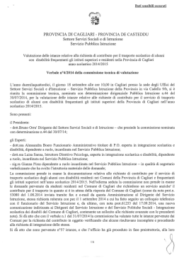verbale n.4 - Provincia di Cagliari