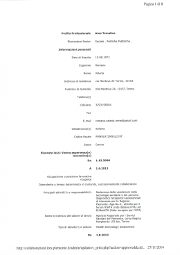 C.V. - IRES Piemonte