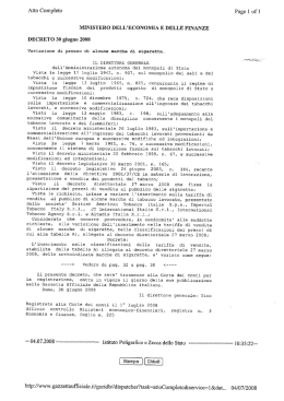 ministero dell`economia e delle finanze