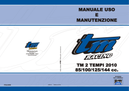 MANUALE USO E MANUTENZIONE
