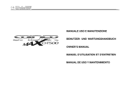 MANUALE USO E MANUTENZIONE BENUTZER- UND