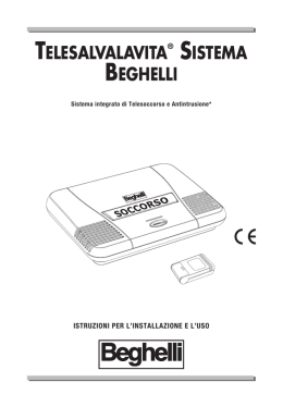 TELESALVALAVITA&reg; SISTEMA BEGHELLI