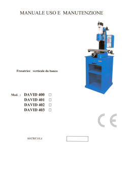 MANUALE USO E MANUTENZIONE - Ceriani Macchine Utensili