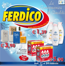 pag 1 - Detersivi Ferdico