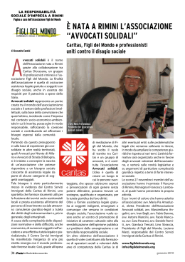 È nata a Rimini l`associazione “avvocati solidali”